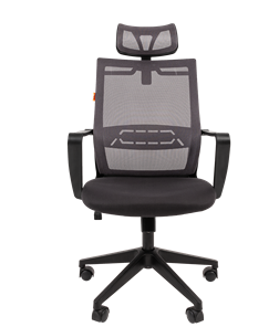 Кресло офисное CHAIRMAN 545 сетка/ткань серый в Екатеринбурге - предосмотр 3