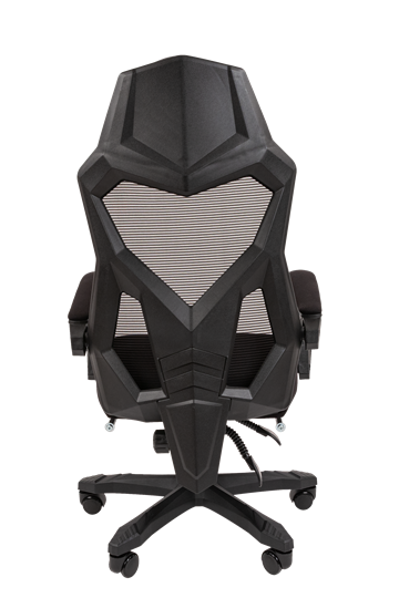 Офисное кресло CHAIRMAN 571 с подставкой для ног , Сетчатый акрил черный / Полиэстер черный в Ревде - изображение 4