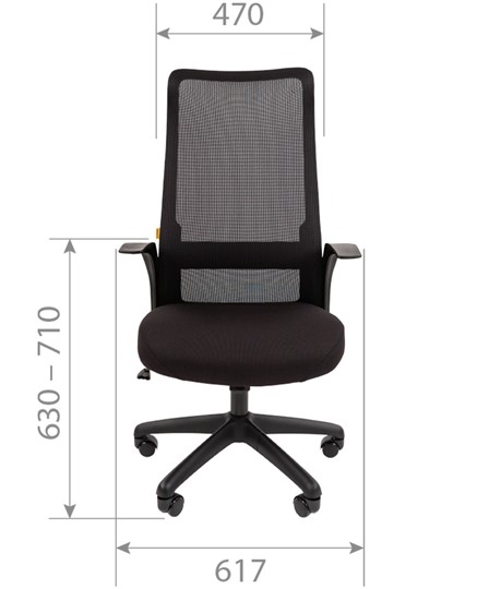 Кресло CHAIRMAN 573, черное в Кушве - изображение 7
