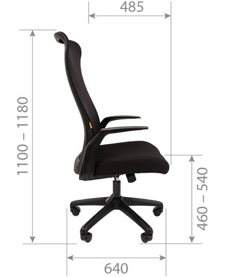 Кресло CHAIRMAN 573, черное в Кушве - изображение 8
