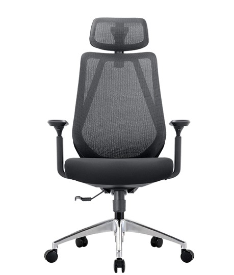 Офисное кресло CHAIRMAN 580 Сетчатый акрил серый / Полиэстер черный в Екатеринбурге - изображение 3