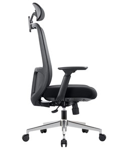 Кресло компьютерное CHAIRMAN 581 Сетчатый акрил черный / Полиэстер черный в Красноуфимске - предосмотр 2