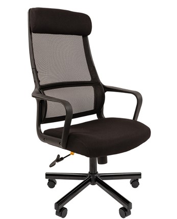 Кресло CHAIRMAN 590, черное в Ревде - изображение