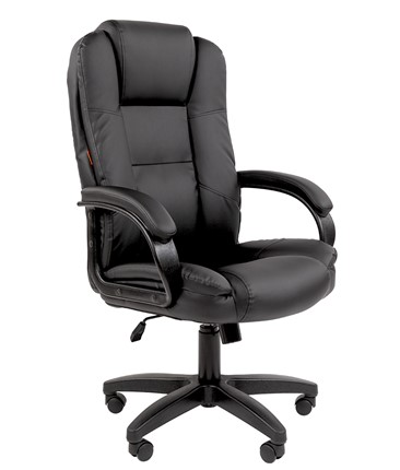 Кресло офисное CHAIRMAN 600 LT экокожа черная в Кушве - изображение