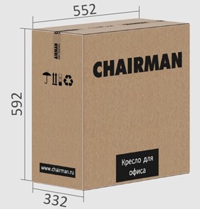 Кресло офисное CHAIRMAN 651 ЭКО черное в Ревде - предосмотр 4