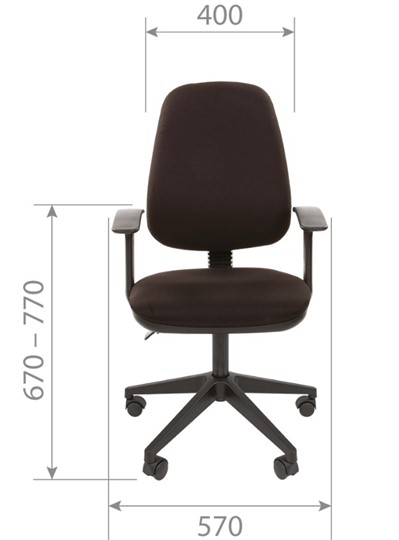 Кресло CHAIRMAN 661 Ткань стандарт 15-13 серая в Полевском - изображение 3
