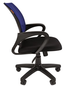 Офисное кресло CHAIRMAN 696 black Сетчатый акрил DW61 синий в Новоуральске - предосмотр 2