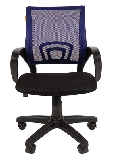 Офисное кресло CHAIRMAN 696 black Сетчатый акрил DW61 синий в Красноуфимске - изображение 1