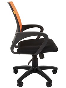 Офисное кресло CHAIRMAN 696 black Сетчатый акрил DW66 оранжевый в Новоуральске - предосмотр 5