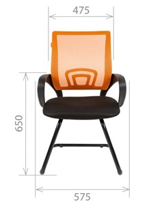 Кресло компьютерное CHAIRMAN 696V, TW-01, цвет черный в Кушве - предосмотр 2