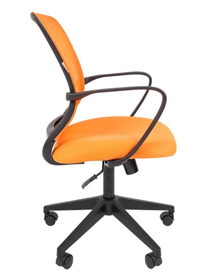 Кресло офисное CHAIRMAN 698 black TW, ткань, цвет оранжевый в Екатеринбурге - изображение 2