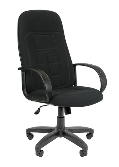 Кресло компьютерное CHAIRMAN 727 ткань ст., цвет черный в Екатеринбурге - изображение 3