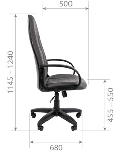 Кресло CHAIRMAN 727 ткань ст., цвет серый в Кушве - предосмотр 4