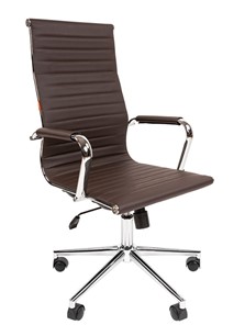 Компьютерное кресло CHAIRMAN 755, коричневое в Ревде
