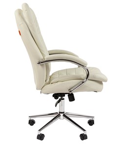 Кресло офисное CHAIRMAN 795 экокожа, цвет белый в Каменске-Уральском - предосмотр 2