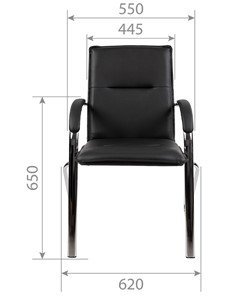 Компьютерное кресло CHAIRMAN 851 экокожа черная (2 шт. в комплекте) в Екатеринбурге - предосмотр 3