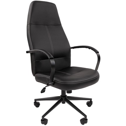 Офисное кресло CHAIRMAN 940 Экокожа черная в Ревде - изображение