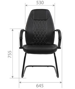 Кресло CHAIRMAN 950V LT Экокожа черная в Кушве - предосмотр 3