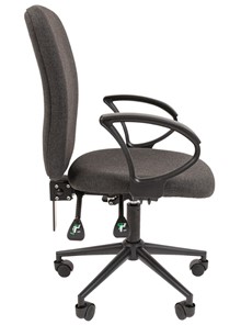 Кресло офисное CHAIRMAN 9801 BLACK, серое в Первоуральске - предосмотр 5