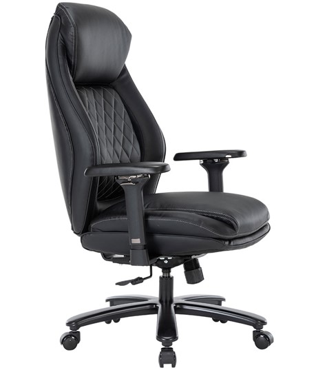 Кресло руководителей CHAIRMAN CH403, черный, эко кожа в Ревде - изображение 1