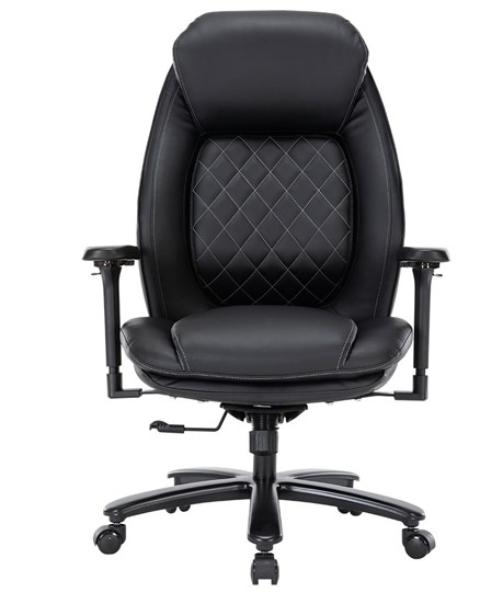 Кресло руководителей CHAIRMAN CH403, черный, эко кожа в Ревде - изображение 2