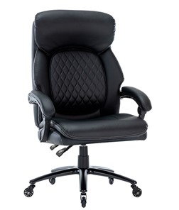Кресло компьютерное CHAIRMAN CH412 эко кожа черная в Ревде