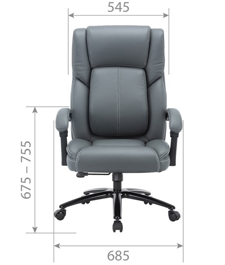 Офисное кресло CHAIRMAN CH415 эко кожа черная в Ревде - изображение 3