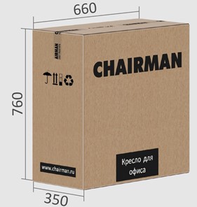 Офисное кресло CHAIRMAN CH415 эко кожа черная в Екатеринбурге - предосмотр 5