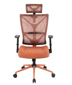 Кресло компьютерное CHAIRMAN CH566 сетчатый акрил оранжевый / полиэстер оранжевый в Екатеринбурге - предосмотр 1