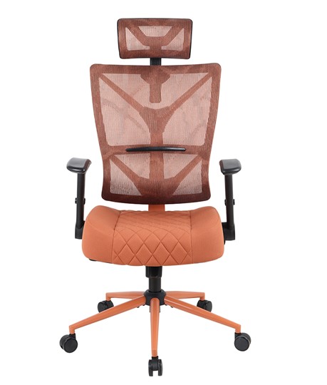 Кресло компьютерное CHAIRMAN CH566 сетчатый акрил оранжевый / полиэстер оранжевый в Екатеринбурге - изображение 1