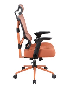 Кресло компьютерное CHAIRMAN CH566 сетчатый акрил оранжевый / полиэстер оранжевый в Екатеринбурге - предосмотр 2