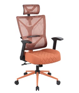Кресло компьютерное CHAIRMAN CH566 сетчатый акрил оранжевый / полиэстер оранжевый в Асбесте