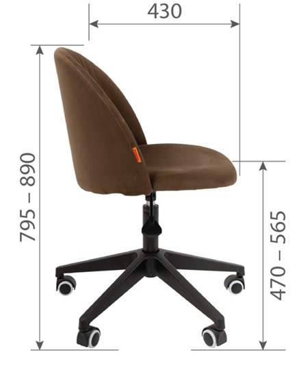 Офисное кресло CHAIRMAN HOME 119, бежевое в Кушве - изображение 2