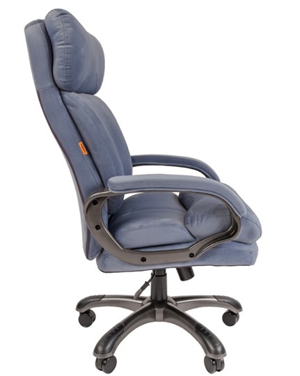 Кресло CHAIRMAN HOME 505, велюр голубое в Ревде - изображение 4