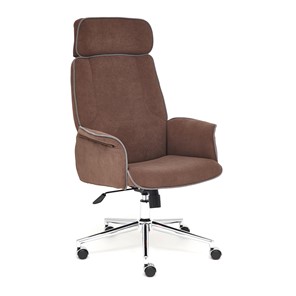 Офисное кресло CHARM флок, коричневый, 6 арт.13911 в Екатеринбурге - предосмотр