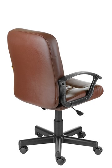 Кресло офисное Чат кожзам коричневый в Екатеринбурге - изображение 2