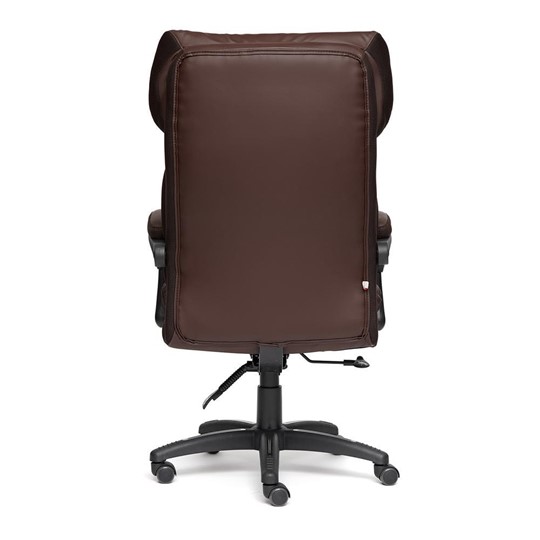 Кресло офисное CHIEF кож/зам/ткань, коричневый/коричневый стеганный, 36-36/36-36 стеганный/24 арт.13111 в Кушве - изображение 2