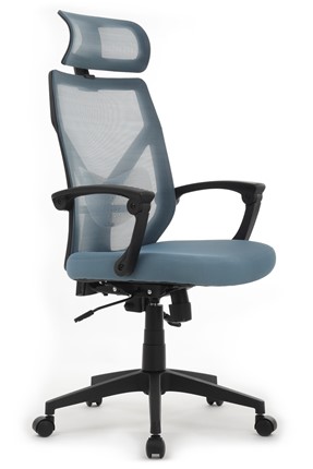 Компьютерное кресло Design OLIVER W-203 AC, Синий в Первоуральске - изображение