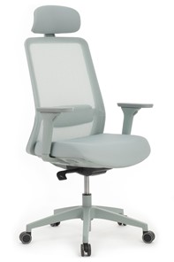 Кресло офисное Design WORK W-218C, Голубой в Екатеринбурге