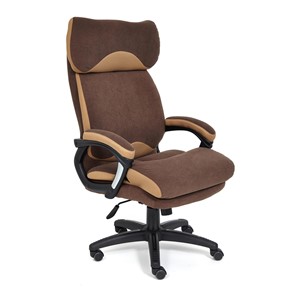 Компьютерное кресло DUKE флок/ткань, коричневый/бронза, 6/TW-21 арт.14043 в Ревде