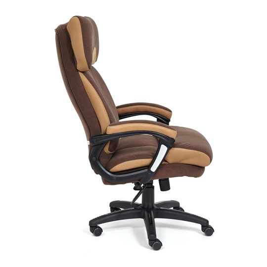 Компьютерное кресло DUKE флок/ткань, коричневый/бронза, 6/TW-21 арт.14043 в Екатеринбурге - изображение 6