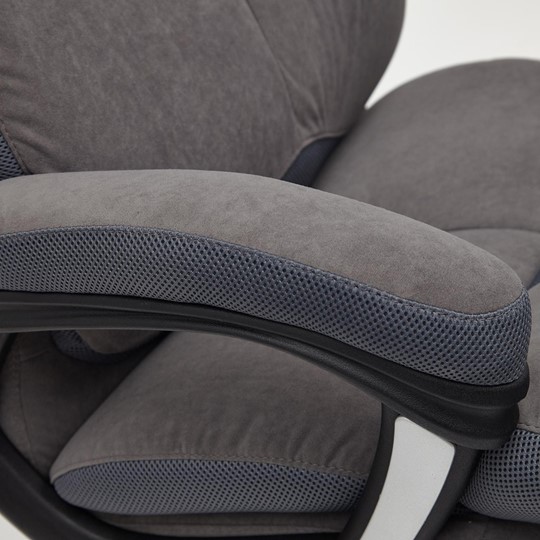 Кресло офисное DUKE флок/ткань, серый/серый, 29/TW-12 арт.14039 в Ирбите - изображение 12