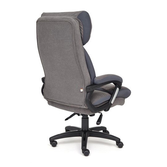 Кресло офисное DUKE флок/ткань, серый/серый, 29/TW-12 арт.14039 в Каменске-Уральском - изображение 3