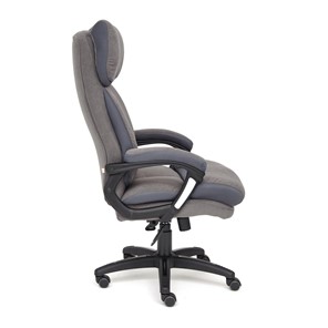 Кресло офисное DUKE флок/ткань, серый/серый, 29/TW-12 арт.14039 в Кушве - предосмотр 5