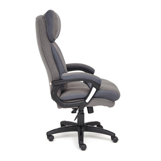 Кресло офисное DUKE флок/ткань, серый/серый, 29/TW-12 арт.14039 в Тавде - изображение 5