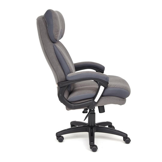 Кресло офисное DUKE флок/ткань, серый/серый, 29/TW-12 арт.14039 в Артемовском - изображение 6