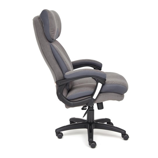 Кресло офисное DUKE флок/ткань, серый/серый, 29/TW-12 арт.14039 в Артемовском - изображение 7
