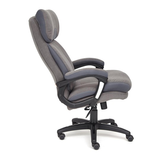 Кресло офисное DUKE флок/ткань, серый/серый, 29/TW-12 арт.14039 в Богдановиче - изображение 8
