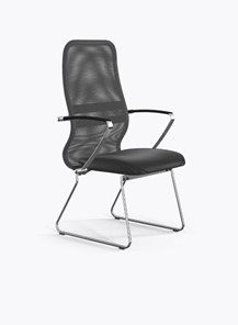 Офисное кресло Ergolife Sit 8 B2-9K - X1+Extra (Св.серый-Черный) в Ревде - предосмотр