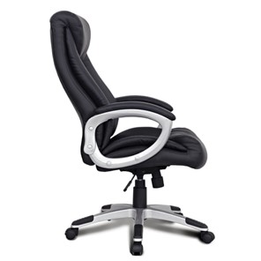 Офисное кресло из натуральной кожи BRABIX "Grand EX-500", черное, 530861 в Екатеринбурге - предосмотр 2